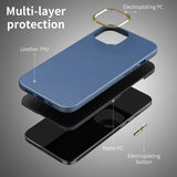 Shockproof PU Leather Soft Cases for iPhone 13 12 11 series