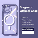 Luxury Magnetic Plating Case for iPhone 14 series