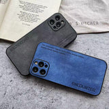 Leather TPU Bumper Case For iPhone 12 11 Series