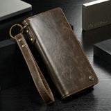 Case For Samsung Galaxy S10 S10 Plus S10e Retro Genuine Leather Magnetic Removeable Wallet