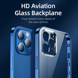 PC+TPU Shockproof Full Lens Protection Clear Case For iPhone 12 Series