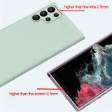 2 in 1 Camera Protective Silicone Case For Samsung Galaxy S22 Ultra Plus
