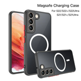 Magnetic Charging TPU Case for Samsung S22 S21 Ultra Plus