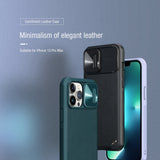 CamShield Leather Slide Aluminum Alloy Camera Cover Multi Protection for iPhone 13 Series