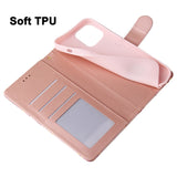 Leather Magnetic Card Slot Wallet Bracket Cover Case for Samsung Galaxy S21 Series