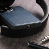 Solid Color PU Leather Camera Protection Case for iPhone 13 12 11 Series