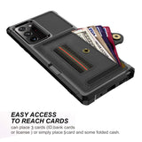Anti Knock Leather Case with Card Pocket for Samsung Galaxy Note 20/ Note 20 Ultra