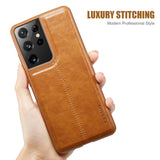 Luxury Vintage Leather Case for Samsung Galaxy S21 S20 Note 20 Series