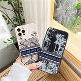 Luxury Fashion Relief Soft Silicone Case For iPhone 12 11 XS Series