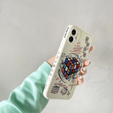 Brain Game Soft Silicon Camera Lens Protection Phone Case For iPhone 12 11 Series