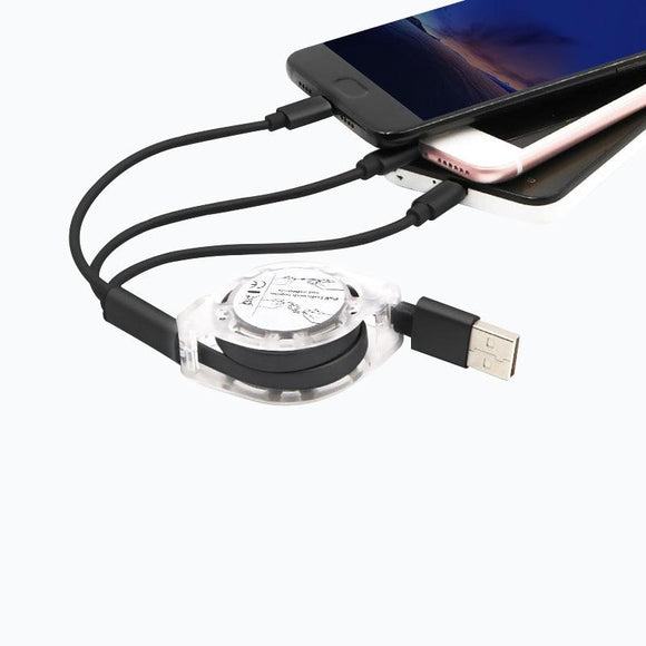 3 in 1 Micro USB Charger Cable Fast Charging
