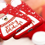 Christmas Doll Deer Cartoon Case For iPhone 13 12 11 Series