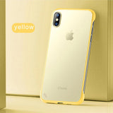 Frameless Design With Ring Phone Case For iPhone 11 11 Pro 11 Pro Max X XR XS Max 7 8 Plus