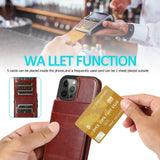 2021 NEW Vertical Leather Flip Cover Card Holder Case For iPhone 12 Series
