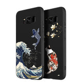 3D Art Relief Embossing Matte Soft Cover Case for Samsung Galaxy S20 Series
