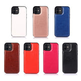 Retro Leather Multi Card Holder Wallet Case For iPhone 13 12 11 Series