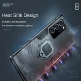 Heavy Duty Protection Case With Finger Ring Kickstand For Samsung Galaxy Note 20 S20