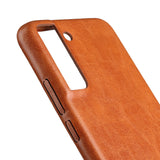 Luxury Leather Business Case for Samsung Galaxy S22 S21 Note 20 Ultra Plus