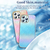 Gradient Leather Non Slip Case for iPhone 13 12 Pro Max