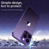 Aluminum Corner Metal Lens Protective Shockproof Case For iPhone 14 13 12 series
