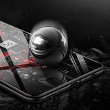 Explorer Painted Tempered Glass Protective Cover Case for iPhone 11 Pro Max