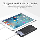 10000mAh LCD Quick Charge 3.0 Dual USB Power Bank For iPhone X 8 7 6 Samsung S9 S8 Xiaomi