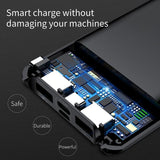 10000mAh LCD Quick Charge 3.0 Dual USB Power Bank For iPhone X 8 7 6 Samsung S9 S8 Xiaomi