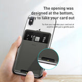 3M Sticker Back Slot Card Wallet Case For iPhone X XS XS Max XR