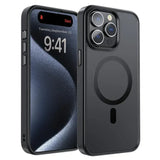 Military Grade Protection Translucent Matte Magnetic Case for iPhone 15 14 series