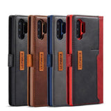 Book Flip With Card Pocket Leaher Case For Samsung Galaxy Note 10 S10 Series