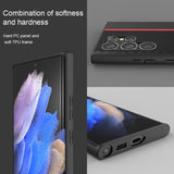 Carbon Fiber Pattern Shockproof Matte Case For Samsung Galaxy S23 S22 Ultra Plus