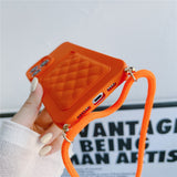 Crossbody Lanyard Card Wallet Case for iPhone 14 13 12 series