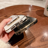 Cartoon Fortune Cute Maneki Neko Cat Stand Holder Case for iPhone 14 13 12 series