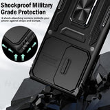 Slide Camera Full-Body Shockproof Rugged Military Grade Case For Samsung Galaxy S23 S22 S21 Ultra Plus