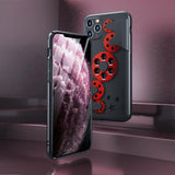 Rotating Gear Full Protection Hard Plastic Case For iPhone 11 Series