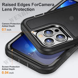 Heavy Duty Shockproof Anti-Scratch Rugged Protective Case For iPhone 15 14 13 12 series