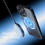 Flowing Lines Wave Design Strong Magnetic MagSafe Case For iPhone 15 14 13 series