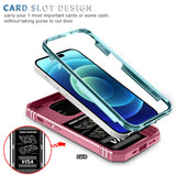 Car Magnetic Lens Push Window Case For iPhone iPhone 14 13 12 series