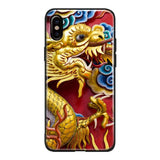 Chinese Style Dragon Coque Case For Apple iPhone X XR XS MAX 8 Plus