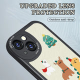 Christmas & New Year Gift Anti-fall Lens Protective Phone Cases For iPhone 15 14 13 Series