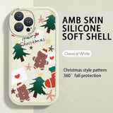 Christmas & New Year Gift Anti-fall Lens Protective Phone Cases For iPhone 15 14 13 Series