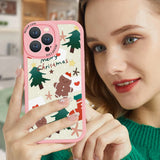 Christmas & New Year Gift Anti-fall Lens Protective Phone Cases For iPhone 15 14 13 Series