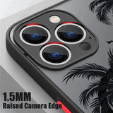 Coconut Tree Beach Chill Magsafe Magnetic Wireless Charge Shockproof Case For iPhone 15 14 13 series