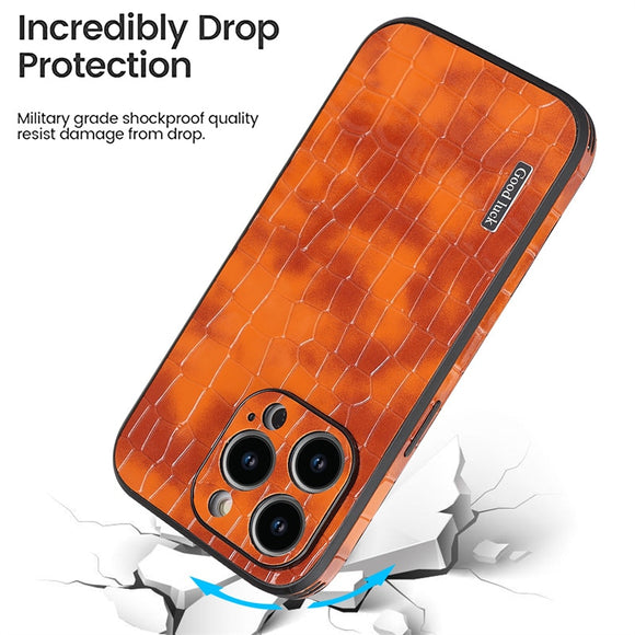 Leather ShockProof Case for iPhone 14 13 12 series