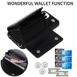 Crossbody Cards Slot Wallet Leather Case Lanyard Long Strap Holder for iPhone 14 13 12 series