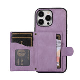 Crossbody Wallet Lanyard Strap Leather Case for iPhone 14 13 12 series