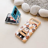 Cute Anime Doraemon Takeshi Gouda Case for Samsung Galaxy Z Flip 4 3