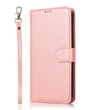 Magnetic Detachable Leather Wallet Card Slots Case For Samsung Galaxy S23 S22 S21 Ultra Plus