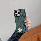 Cute Mermaid Coffee Case For iPhone 14 13 12 series