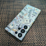 Dollars Decal Skin Back Protector Film Cover Money Design 3M Wrap Matte Stickers for Samsung Galaxy S23 S22 Ultra Plus